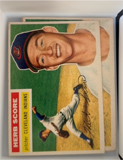 1956 Topps #140 Herb Score — front
