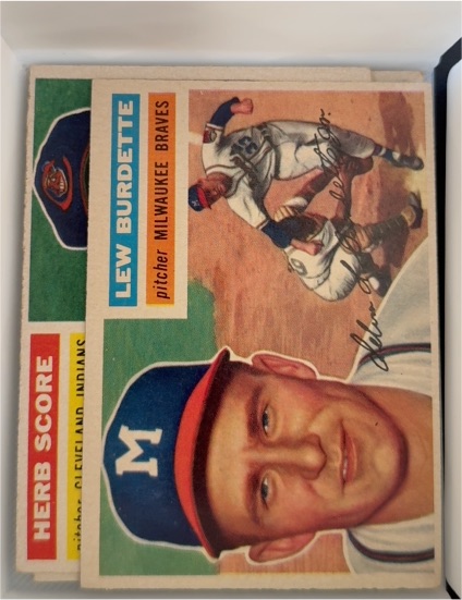 1956 Topps #219 Lew Burdette — front