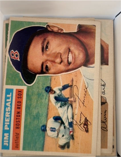 1956 Topps #143 Jim Piersall — front