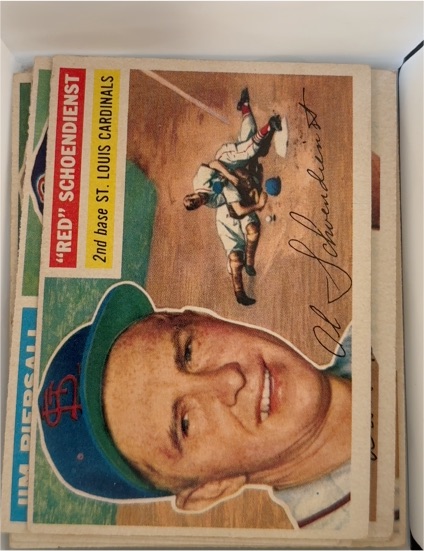 1956 Topps #165 Red Schoendienst — front