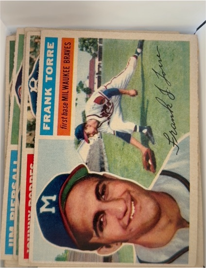 1956 Topps #172 Frank Torre Milwaukee Braves — front