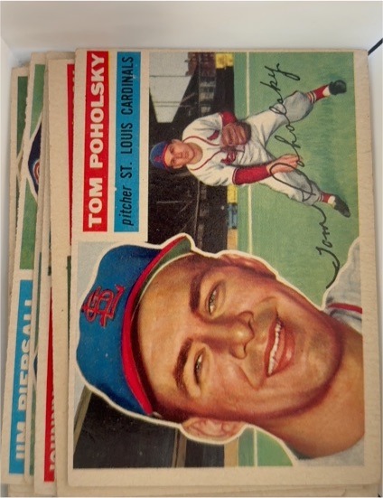1956 Topps #196 Tom Poholsky — front