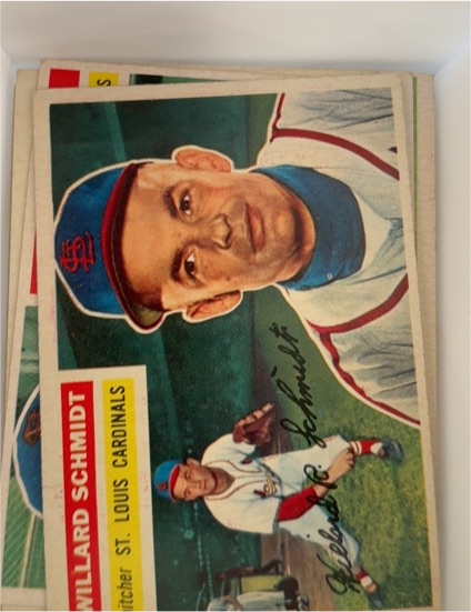 1956 Topps #323 Willard Schmidt — front
