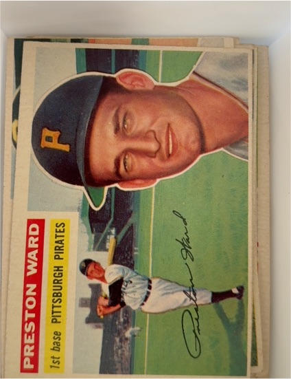 1956 Topps #328 Preston Ward — front