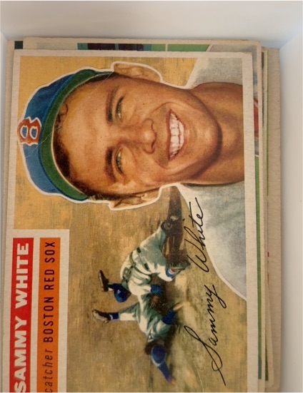 1956 Topps #168 Sammy White — front