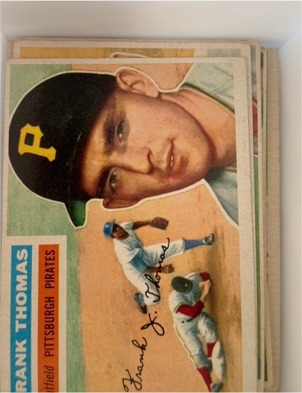 1956 Topps #153 Frank Thomas — front