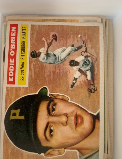 1956 Topps #116 Eddie O'Brien — front