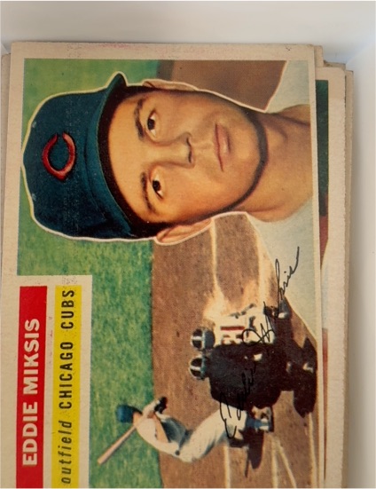 1956 Topps #285 Eddie Miksis — front