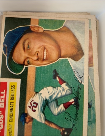 1956 Topps #162 Gus Bell — front