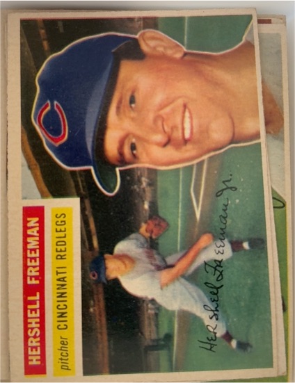 1956 Topps #242 Hershell Freeman — front