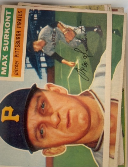 1956 Topps #209 Max Surkont — front