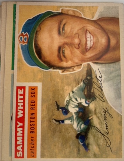 1956 Topps #168 Sammy White — front