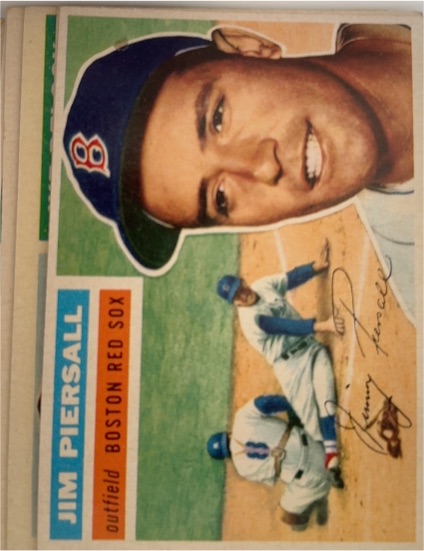 1956 Topps #143 Jim Piersall — front