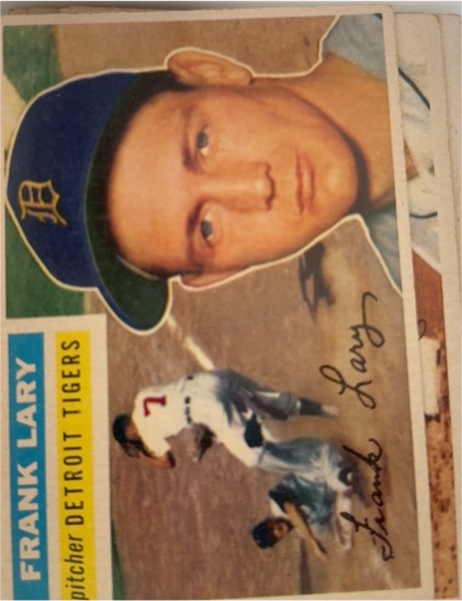 1956 Topps #191 Frank Lary — front