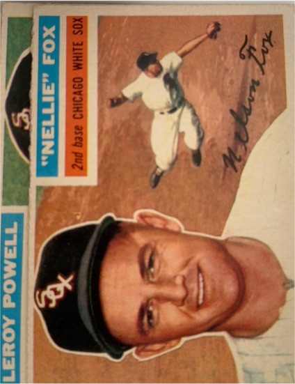 1956 Topps #118 Nellie Fox — front