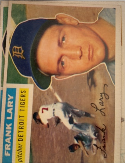 1956 Topps #191 Frank Lary — front