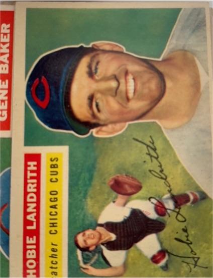 1956 Topps #314 Hobie Landrith — front