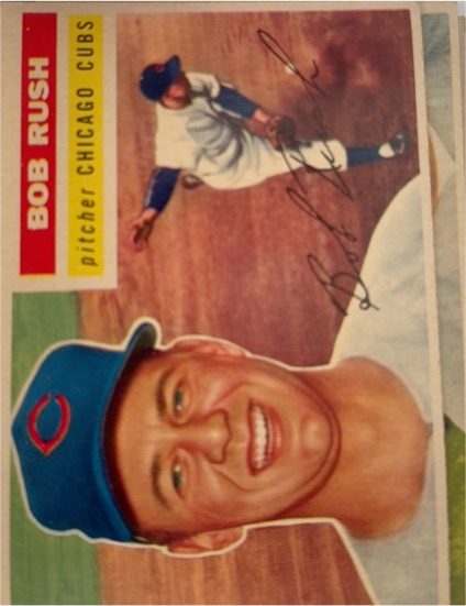 1956 Topps #214 Bob Rush — front