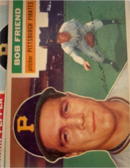 1956 Topps #221 Bob Friend — front
