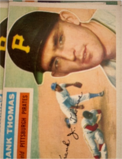 1956 Topps #153 Frank Thomas — front
