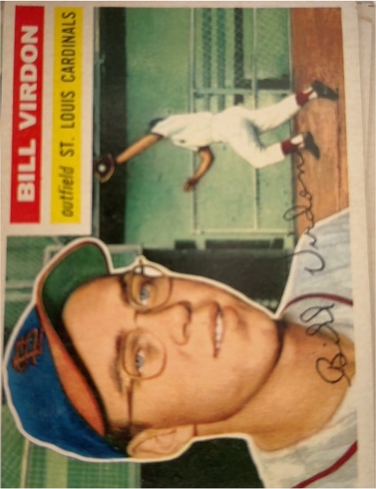 1956 Topps #170 Bill Virdon — front
