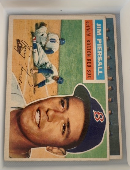 1956 Topps #143 Jim Piersall — front