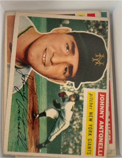 1956 Topps #138 Johnny Antonelli — front