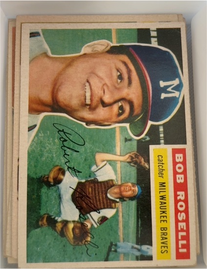 1956 Topps #131 Bob Roselli — front