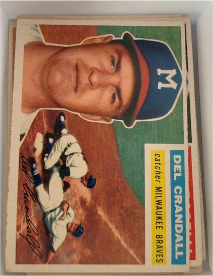 1956 Topps #175 Del Crandall — front