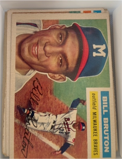 1956 Topps #185 Bill Bruton — front