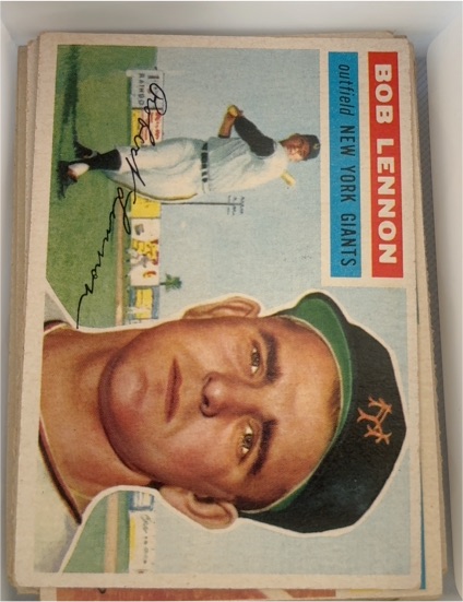1956 Topps #104 Bob Lennon — front
