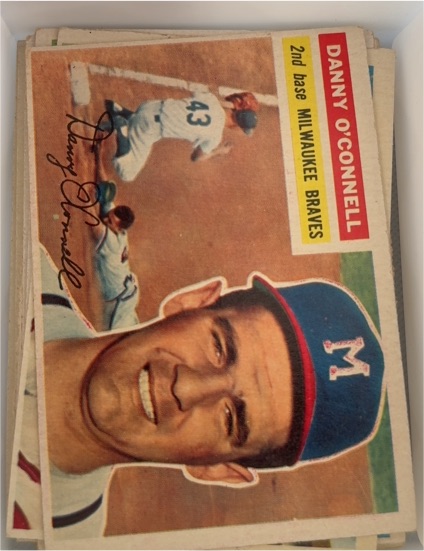 1956 Topps #272 Danny O'Connell Milwaukee Braves — front