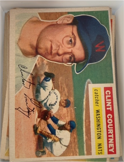 1956 Topps #159 Clint Courtney — front