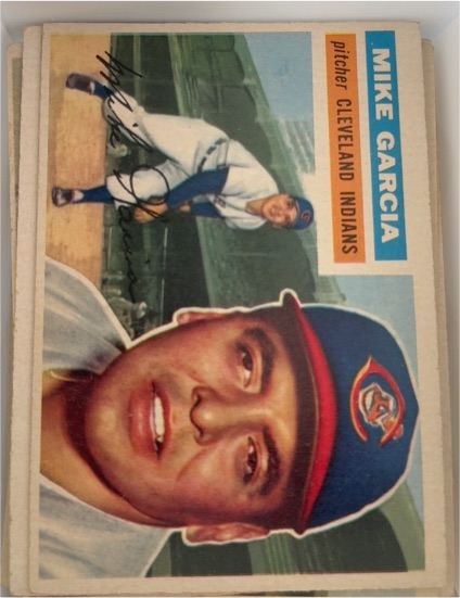 1956 Topps #210 Mike Garcia — front