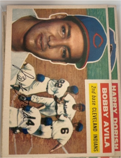 1956 Topps #132 Bobby Avila — front