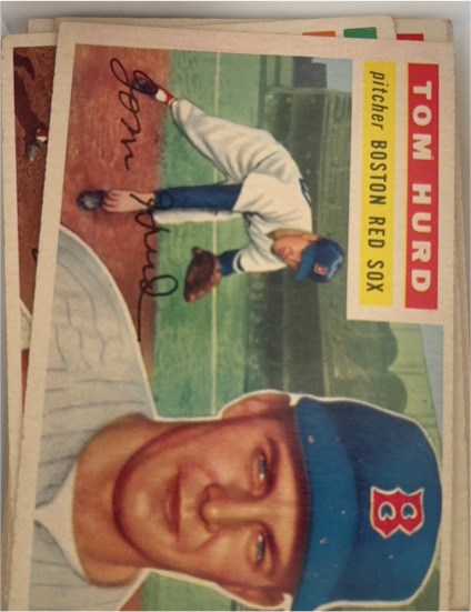 1956 Topps #256 Tom Hurd — front