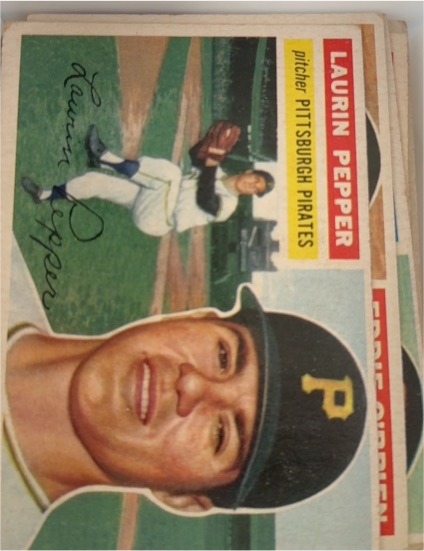 1956 Topps #108 Laurin Pepper — front