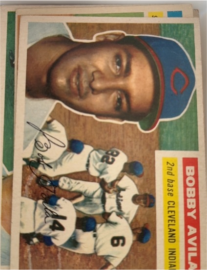 1956 Topps #132 Bobby Avila — front