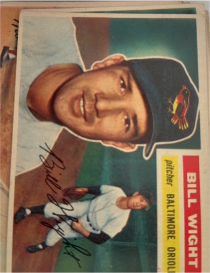 1956 Topps #286 Bill Wight Baltimore Orioles — front