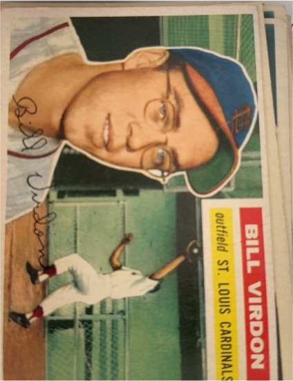 1956 Topps #170 Bill Virdon — front