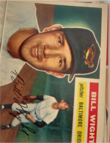 1956 Topps #286 Bill Wight — front