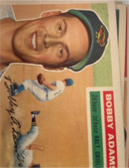 1956 Topps #287 Bobby Adams — front