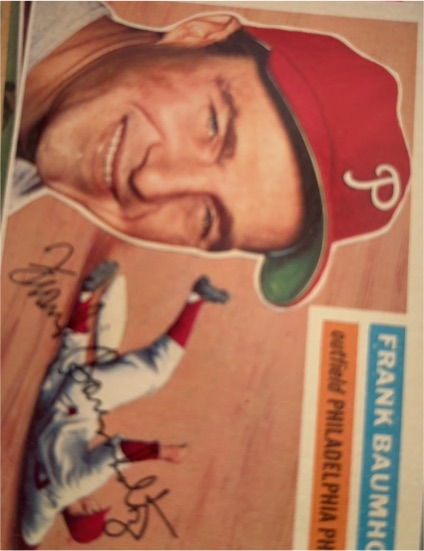 1956 Topps #274 Frank Baumholtz — front