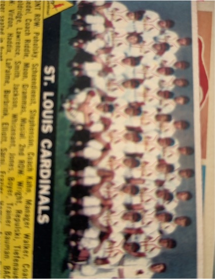 1960 Topps #242 St. Louis Cardinals Team — front