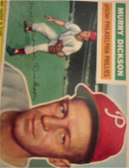 1956 Topps #211 Murry Dickson — front