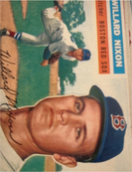 1956 Topps #122 Willard Nixon — front