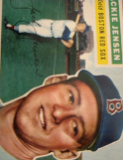 1956 Topps #115 Jackie Jensen — front