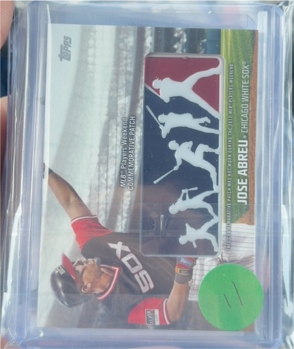 2018 Topps Players Weekend #PWP-JR Jose Abreu — front