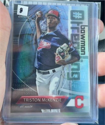 2018 Bowman Chrome #Trending #-TM Triston McKenzie — front