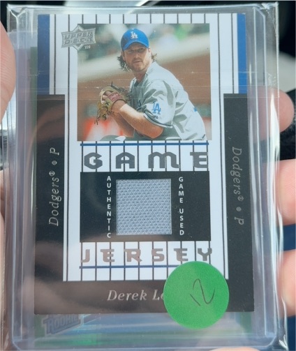 2008 Upper Deck UD Game Materials 1997 #97-DL Derek Lowe — front